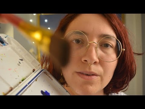 ASMR You're My Canvas 🖼️ painting you, personal attention & tapping