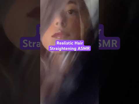 Hair Straightening For Sleep #asmr #shorts  #sleep