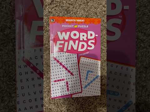 ASMR Tapping On Word-Finds Volume 263 #ASMR #Shorts