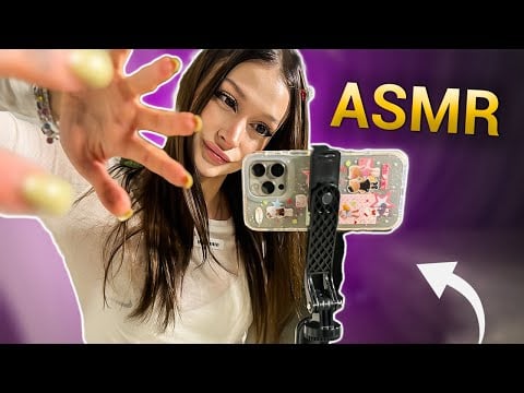 [4K USA ASMR] Miu Miu & Silk 🎧 Deep Fabric Scratching, Glass Tapping & Jewelry Tingles