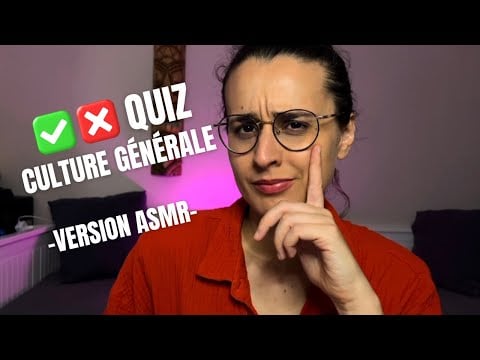 ASMR FR | TEST DE CULTURE GÉNÉRALE (20 QUESTIONS) 🎓