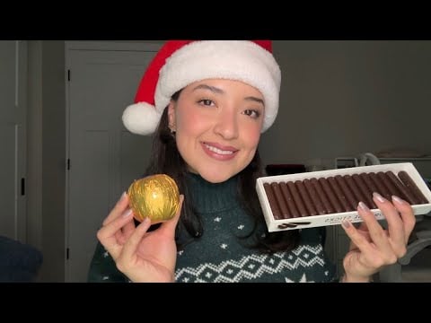 ASMR | Holiday chocolates 🍫🍊🎄