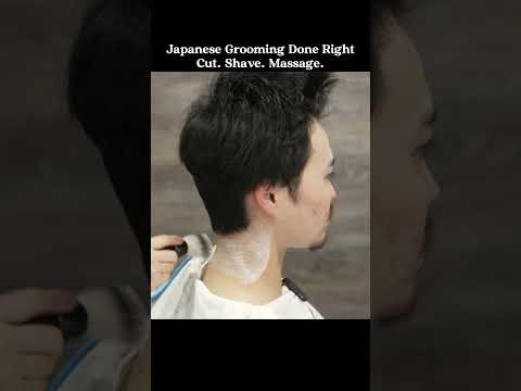 💈(ASMR) Men’s Grooming Done Right by Japanese Female Barber – Perfect Cut, Shave & Massage