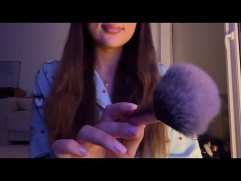 ASMR safe & cozy Affirmations ✨| camera brushing, lofi
