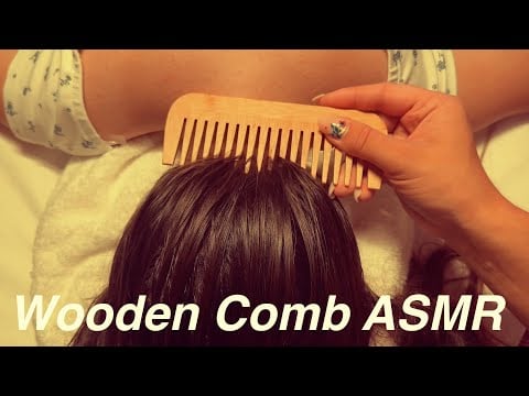ASMR Hair Brushing for Deep Sleep | Wooden Comb Only Compilation (No Talking)