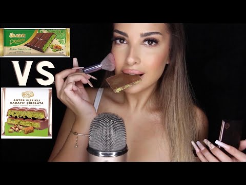 DUBAİ ÇİKOLATASI KARŞILAŞTIRKEN SOHBETLİ MAKYAJIMI YAPIYORUM 🍫💄 TÜRKÇE ASMR