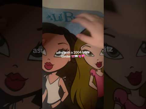 asmr with a vintage 2004 bratz binder! ₊˚⊹♡