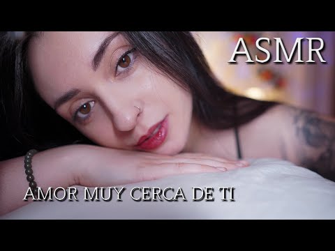 ASMR AMOR MUY CERCA DE TI 💖 RESPIRACIONES, CARICIAS Y SUSURROS PARA DORMIR