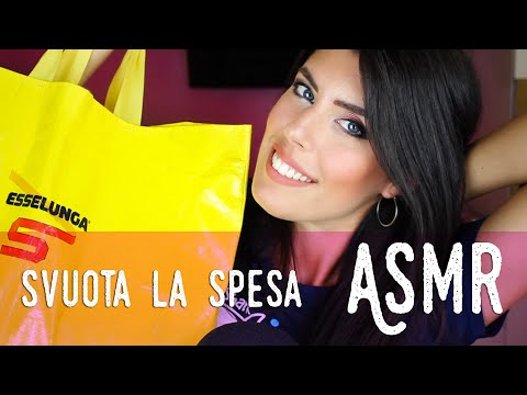 ASMR ita - 🥝 MEGA SVUOTA la SPESA · ESSELUNGA (Whispering)