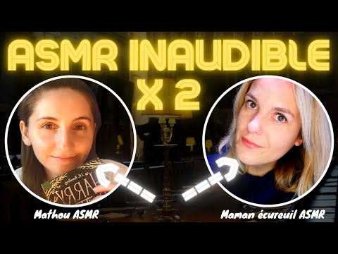 ASMR Lecture Inaudible x2 avec Maman écureuil ASMR 📚🤤