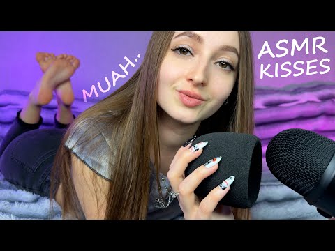 ASMR in the Pose | Muah Mouth Sounds & Mic Swirling ♥ | Mwah Kisses 💋