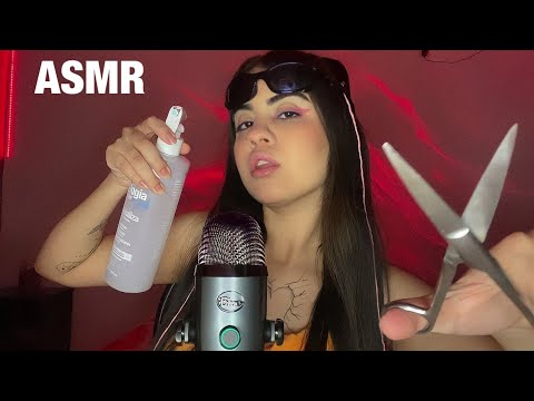 ASMR - FAZENDO UM CORTE DE CRIA EM VOCÊ