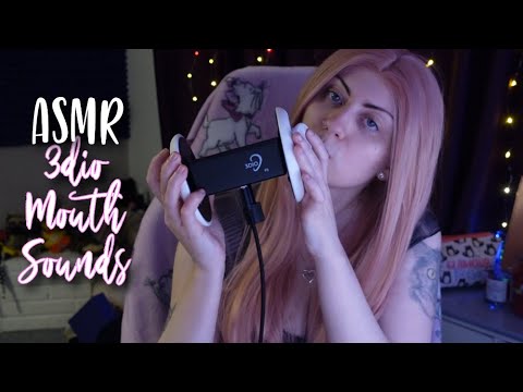 ASMR // 3dio Mouth Sounds 💋