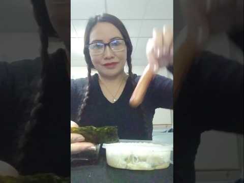 HOTDOG SUSHI #viral #food #shortsfeed #mukbang #everyone #eating #sushi #asmr #foodie