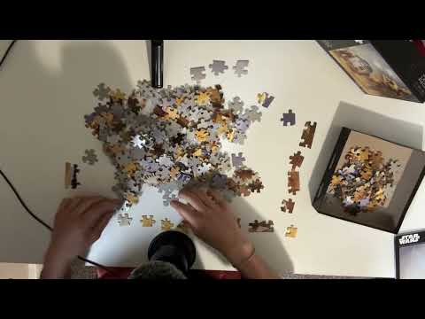 ASMR- Star Wars puzzle+whispering- R2D2 & C-3PO Pt.1 (No Mid-roll adds)