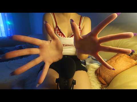 ASMR | Hand Movementes, Hand Sounds, Nail Clicking, Mouth Sounds, Mic Scratching 🌊🌬️