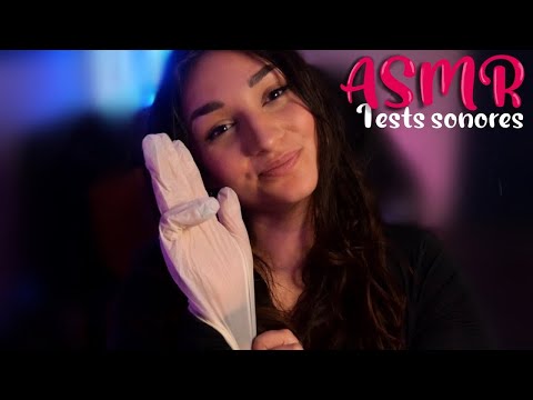 ASMR FRANÇAIS : ROLEPLAY EXAMEN MÉDICAL (tests sonores)