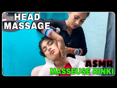 ASMR SLEEP RELAXATION SESSION | Head Hand & Back Massage With  Gentle Tickling | MasseuseRinki #asmr