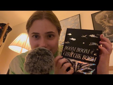 ASMR rambling about life + unboxing a kpop album