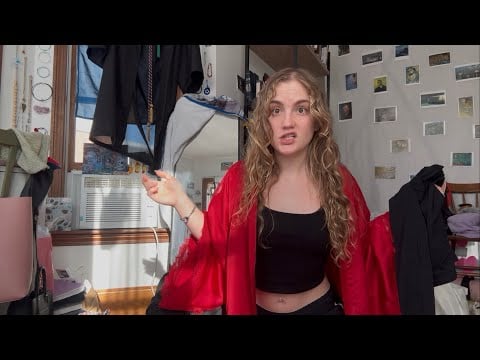 pack with me! ASMR Fabric Scratching + Bestie Roleplay (leggings, personal attention, camping)