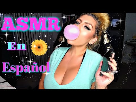 ASMR (EN ESPAÑOL) Susurrando Y Masticando Chicle