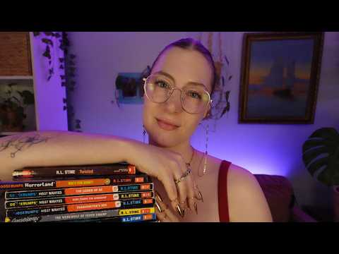 ASMR Reading Goosebumps & Rainy Weather 🌧️ CHs 1-18 w/ timestamps