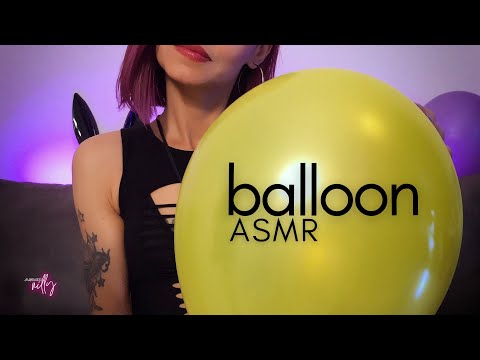 ASMR | Balloon Blowing Sounds & An Unexpected Balloon Pop 👅 (No Talking)