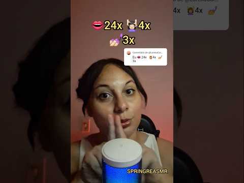 ASMR | Emoji challenge! 💜 Parte 133 c/ comentário #shorts
