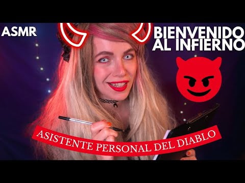 ASMR BIENVENIDO AL INFIERNO 😈 Carol ASMR Roleplay