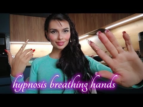 Hypnosis Breathing Hands | ASMR | MEDITATION | REIKI HEALING | DEEP HYPNOSIS SLEEP | Soft talking 