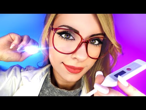 [ASMR School Nurse] Annual Physical Exam & Nurse Check Up 👩‍⚕️  School Nurse RP & Eye Exam, Ear Exam