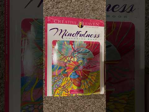 ASMR Tapping On A Mindfulness Coloring Book #ASMR #Shorts
