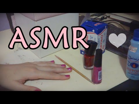 ASMR - Vídeo para relaxar dar sono - Fazendo as unhas