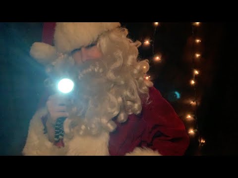 ASMR// Sassy “Santa” gives you your presents// Tapping+ Whispering+ Eating//