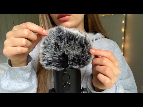 ASMR fluffy mic picking & scratching✨