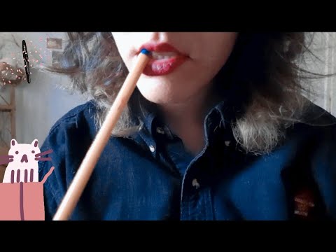 ASMR | Pen nibbling 🖊