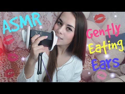 ASMR | Gently Eating Ears | Нежно поедаю твои ушки | ASMR HoneyGirl