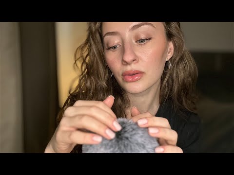 ASMR 10 Minutes of Bug Searching (CLICKY whispering, up close, fluffy mic cover) 🌙🐞