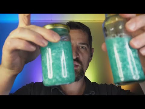 ASMR Relaxing Water in Jars (No Talking)