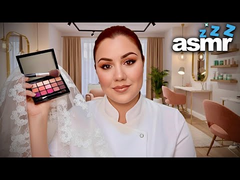 ASMR Bridal Beauty Hair and Makeup Roleplay