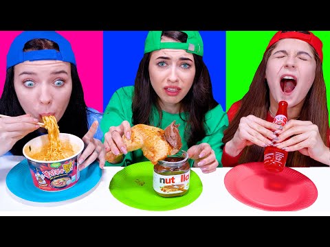 ASMR Strange Food Combinations Challenge by LiLiBu