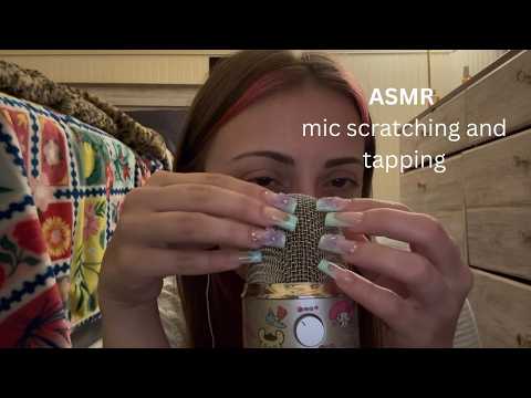 ASMR mic scratching and tapping