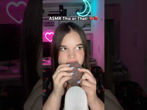 ASMR This or That! #asmrtriggers #asmrwhispering