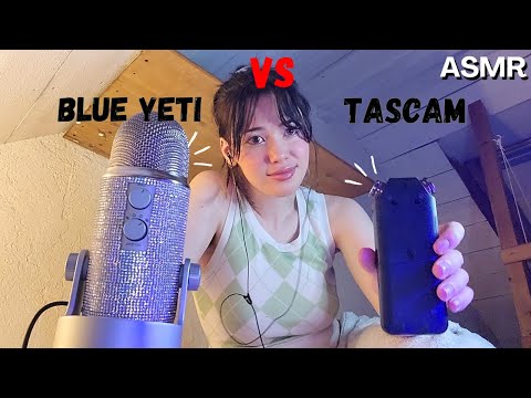 ASMR .ೃ࿐ Blue Yeti VS Tascam