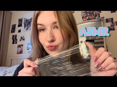 асмр ликинг плёнки /звуки рта/ asmr licking the film 