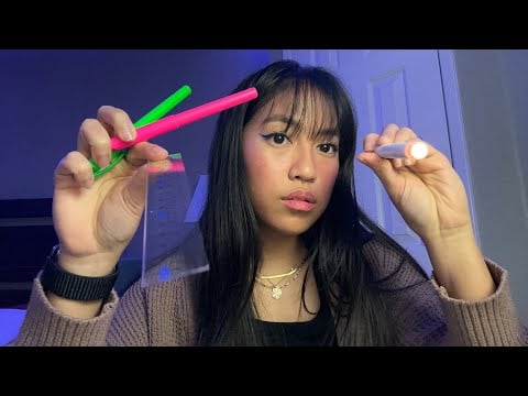 ASMR 1 min cranial nerve exam 🧠