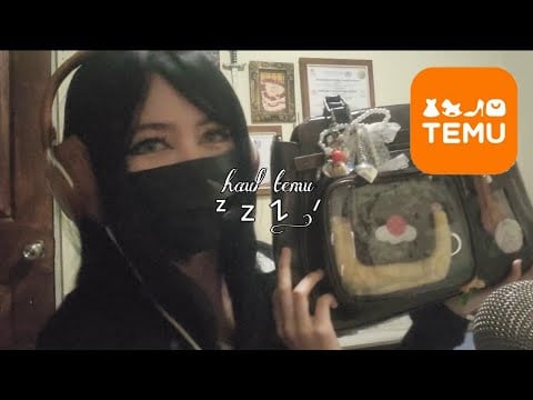 ₊˚ Mini Haul temu :p ¡! ASMR 𝜗ৎ