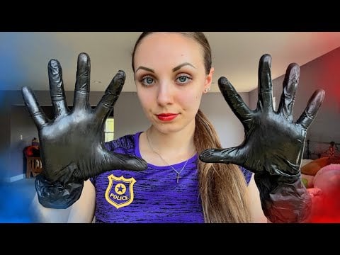 ASMR Friendly Police Pat Down and Frisking! 🚨 (Glove Sounds)