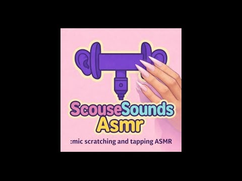 Mic tapping/scratching w ear licking asmr, to help you sleep and relax!!!!!!