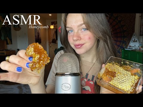 ASMR Eating Honeycomb 🍯 (Mouth Sounds)